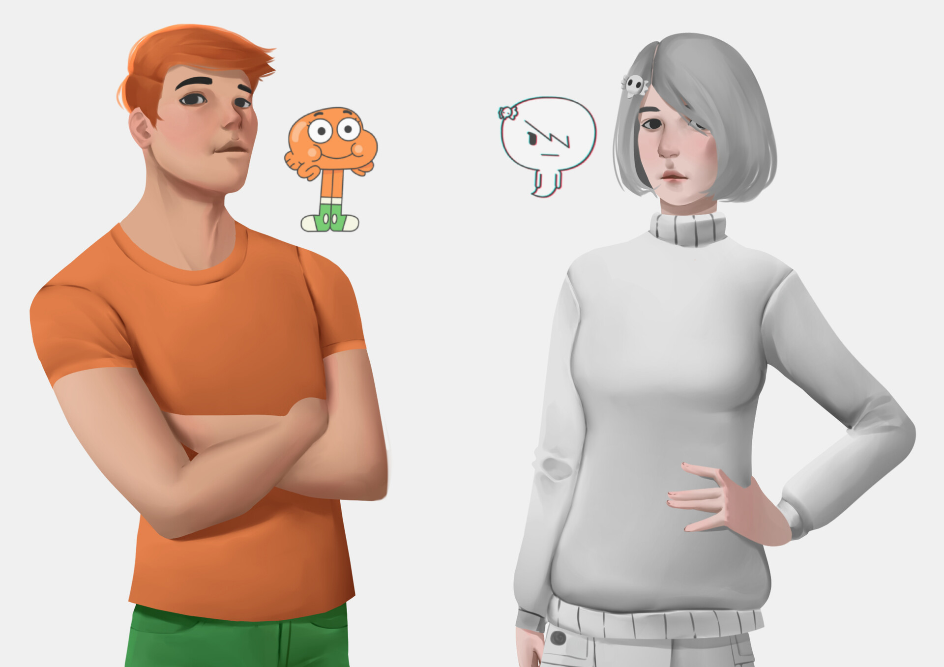 Artstation Fanart Gumball And Carrie From Amazing World Of Gumball Bayu Ondot She usually punishes her sons gumball and darwin by grounding them when they do something wrong, such as in the nobody which nicole grounds her sons by making them stay in their room and bans them from. artstation fanart gumball and carrie