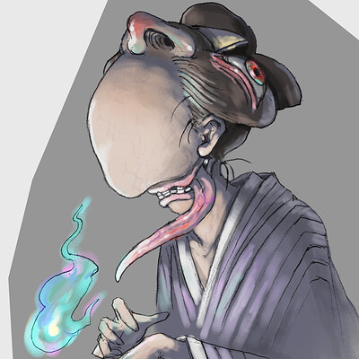 Artstation 磯女 Sea Witch