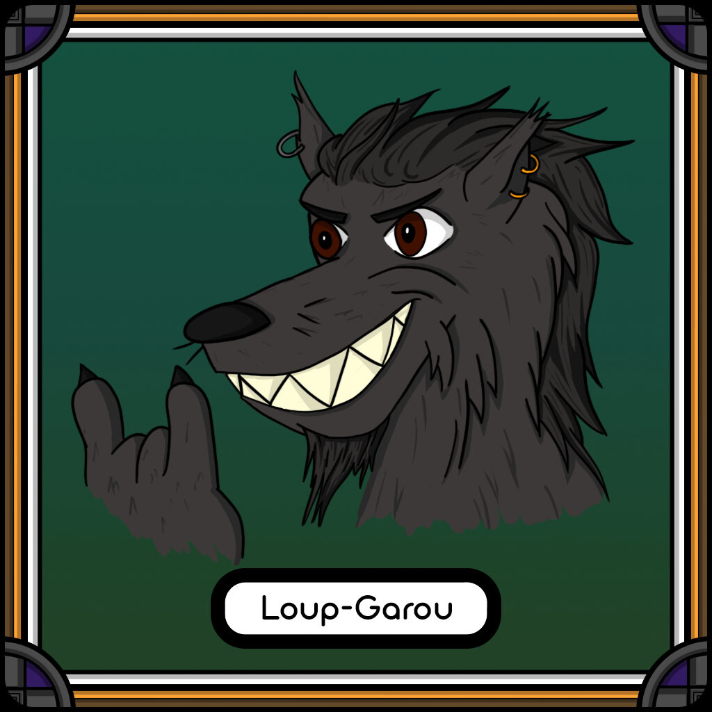 Card game werewolf Mafia (party