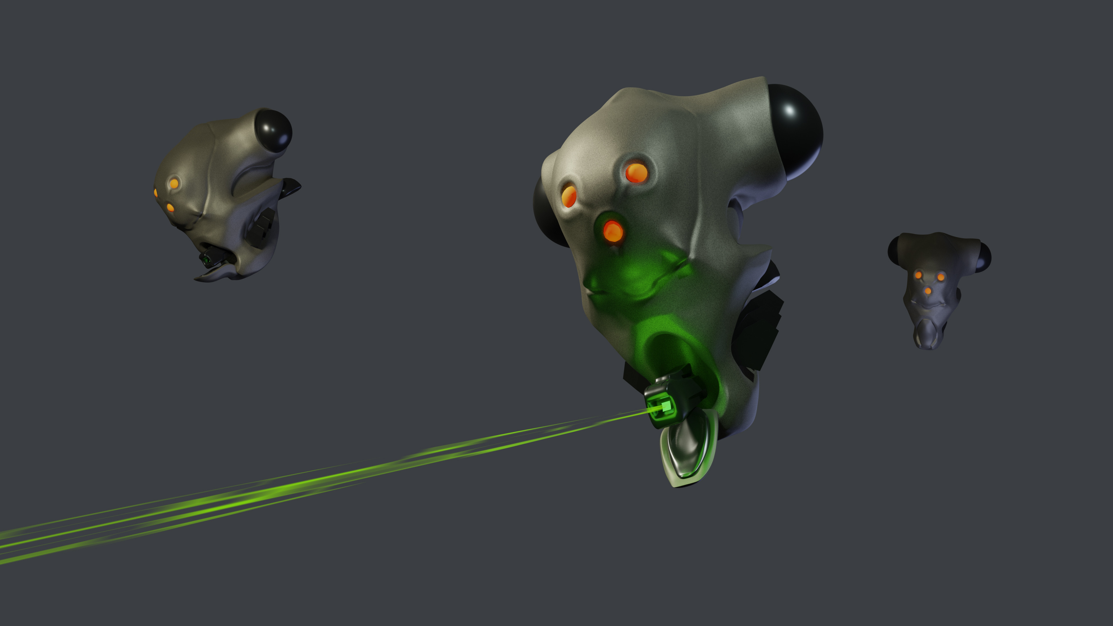 Crappy Blender models to paint-over