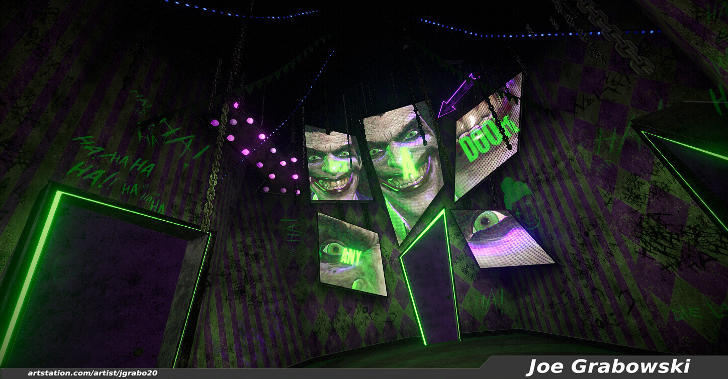 Joe Grabowski DC FanDome 2020 Joker Escape Room