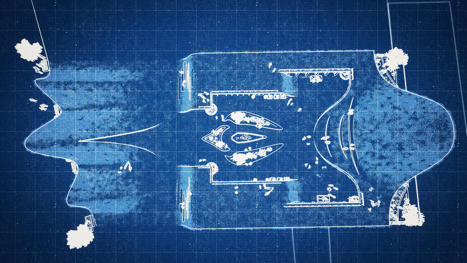 Top-down view (blueprint)