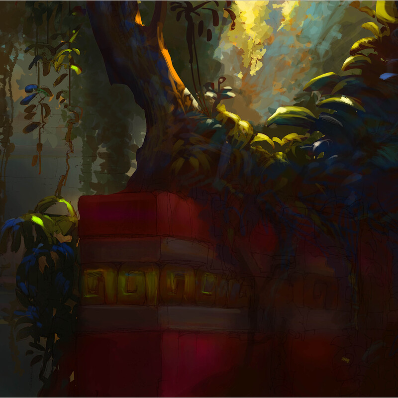 Colour & Light 1 hour sketches 