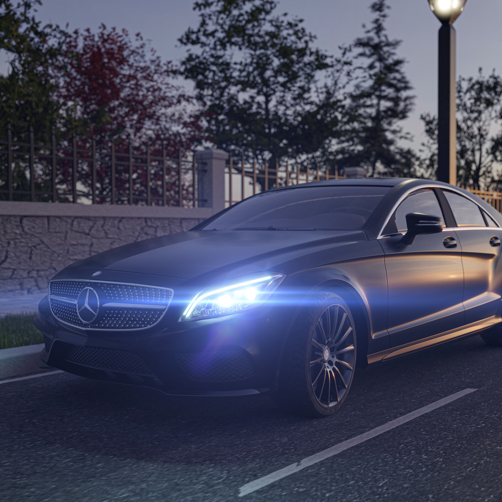 Mercedes CL500 Scene