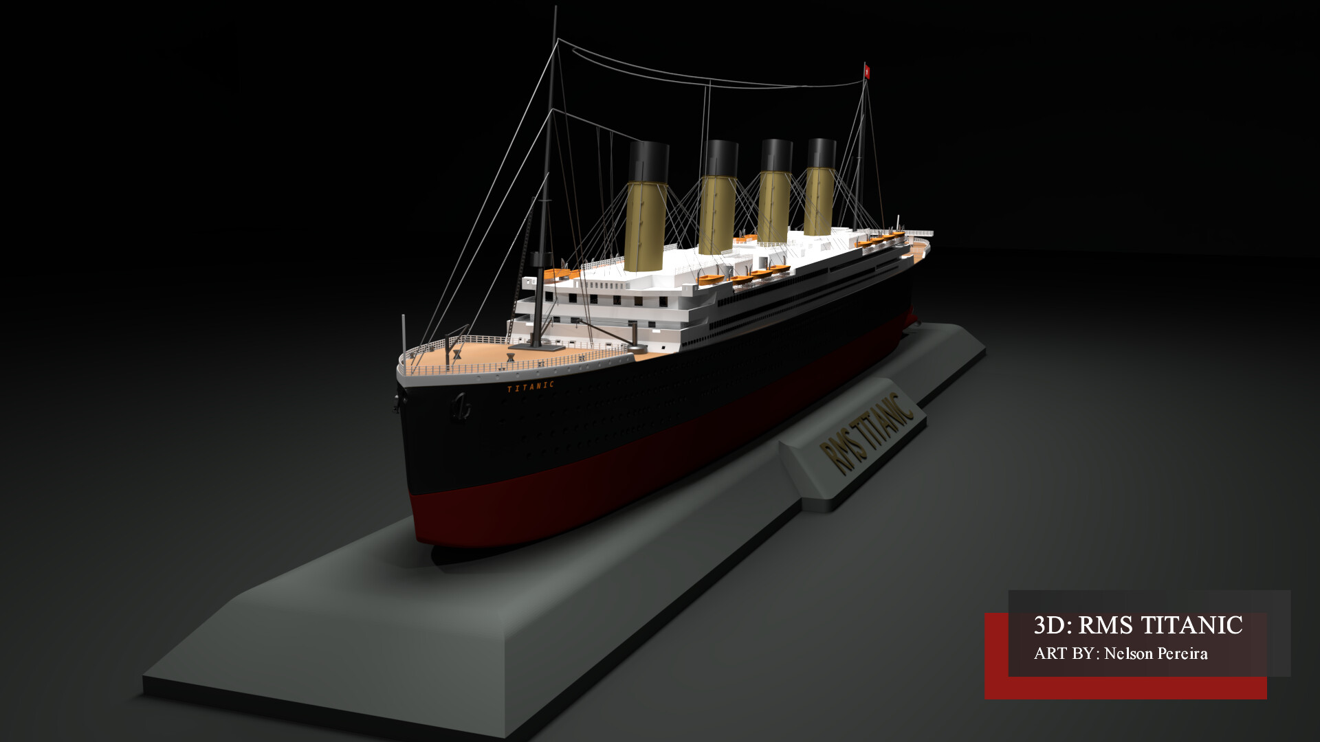 ArtStation - RMS Titanic (Passenger Liner)