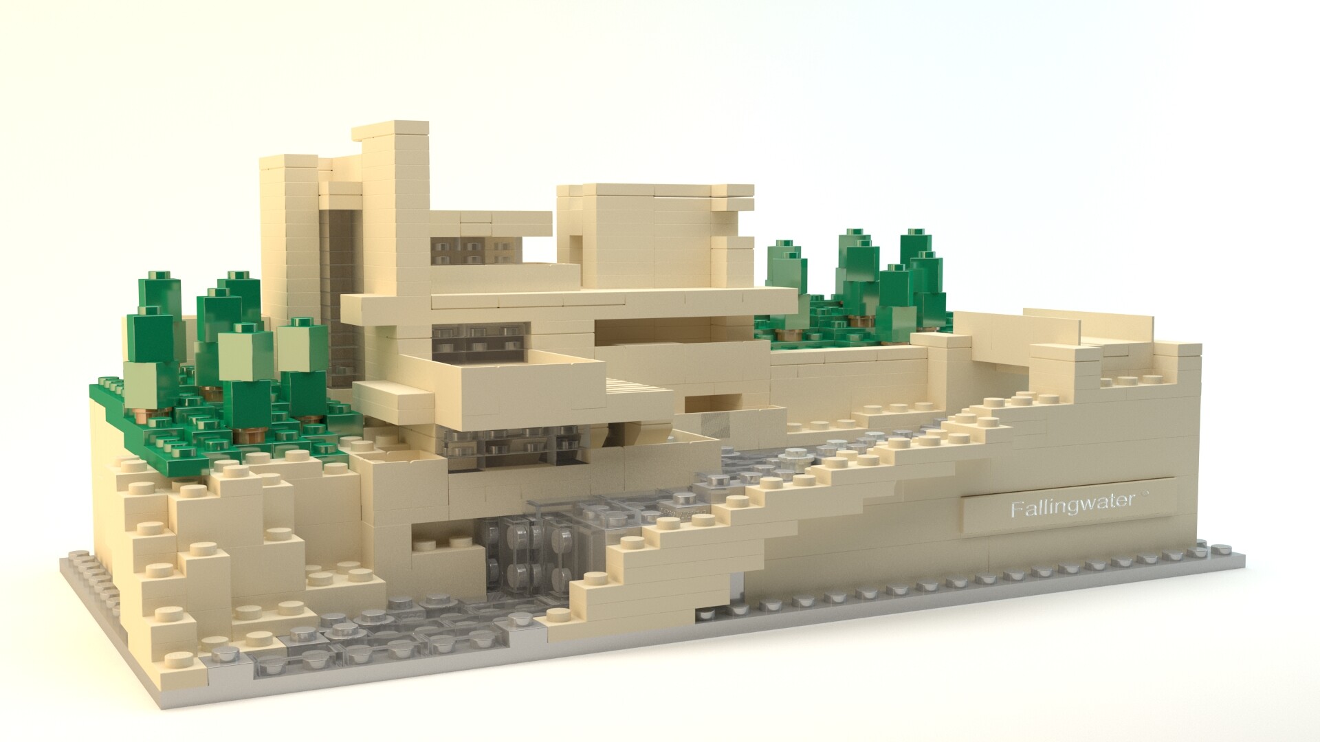 fallingwater lego set