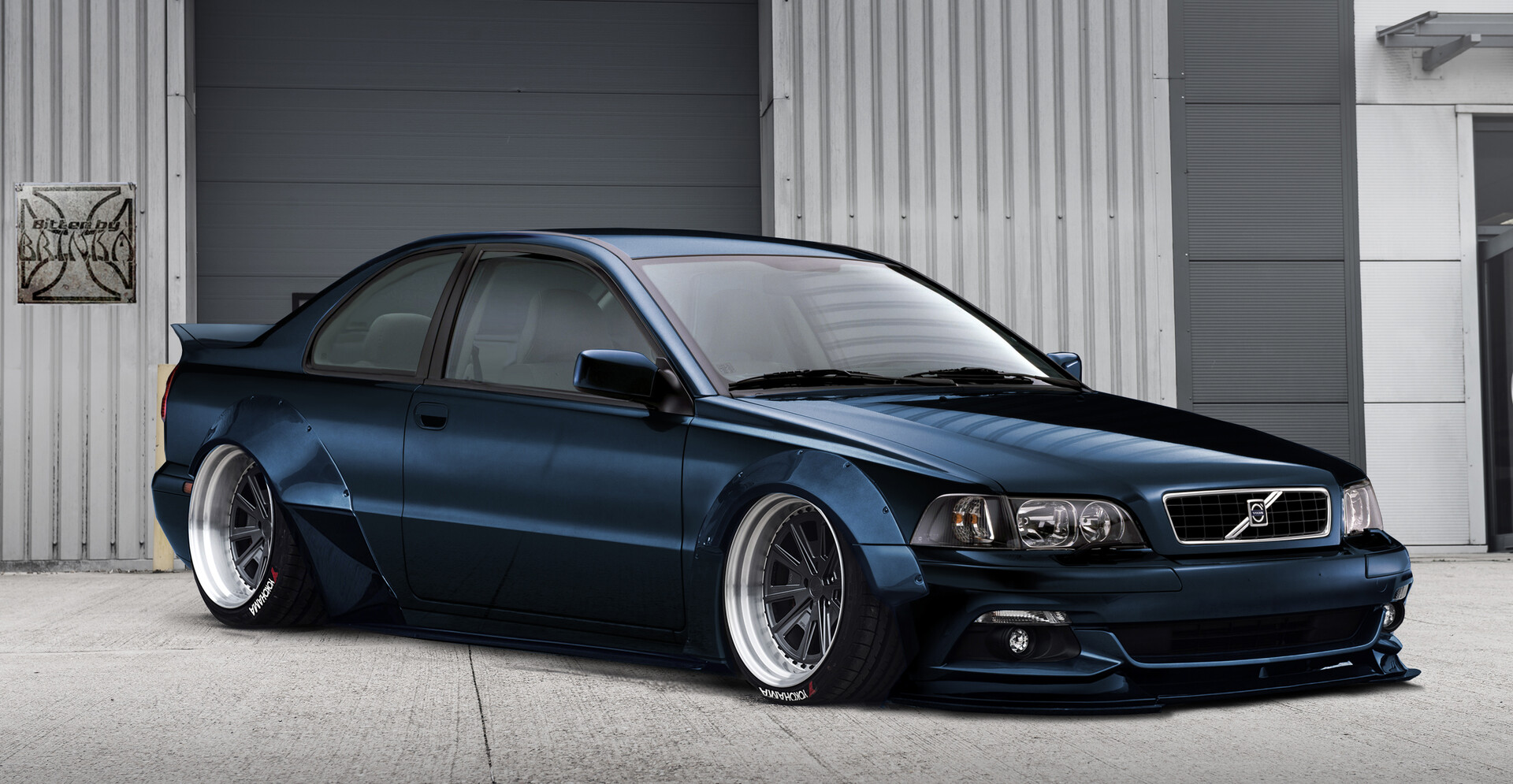 Volvo s40 cheap wide body kit
