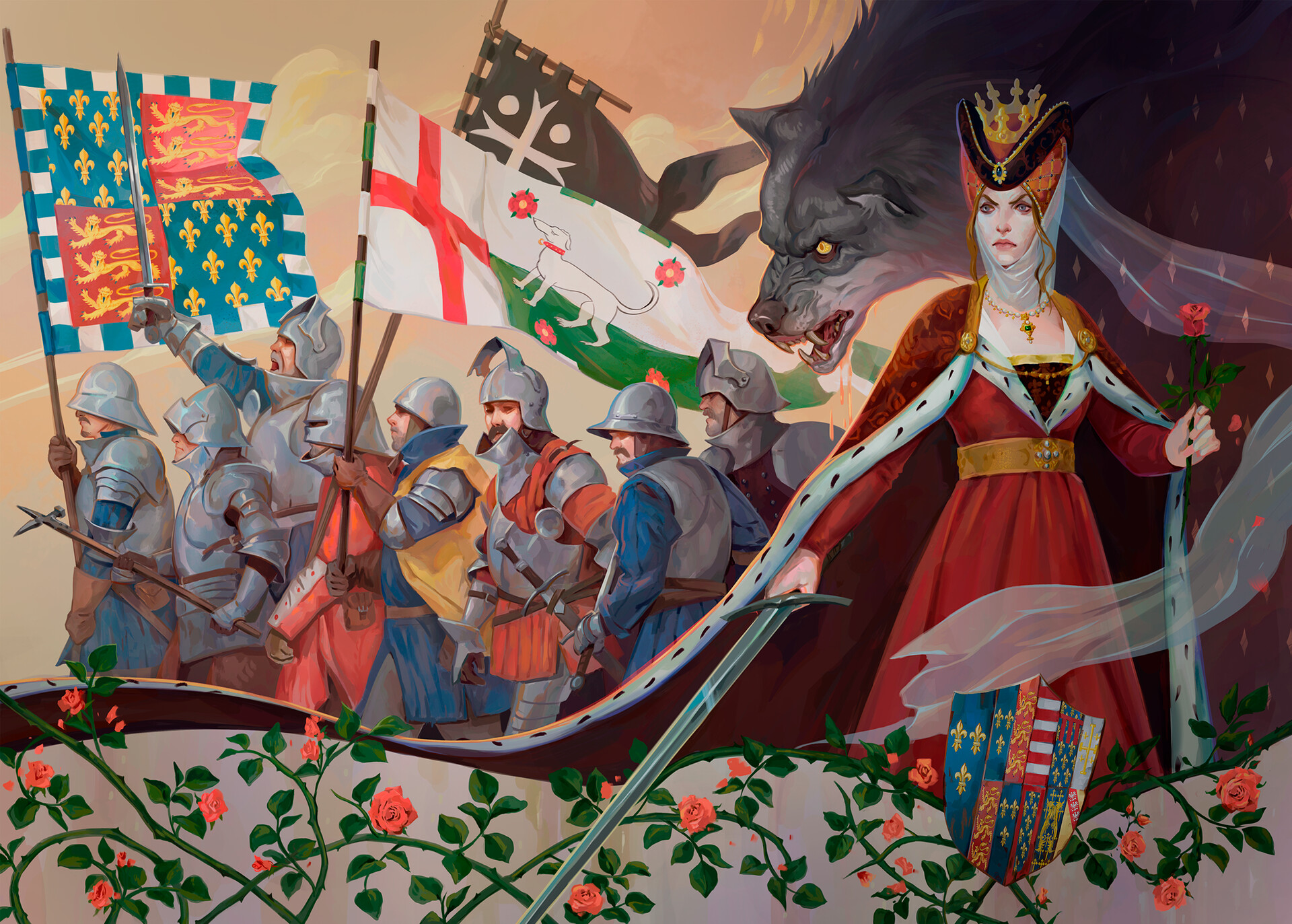 Pin By Steven Eighner On Worlds Of Shadow 5 Artwork Medieval History Wars Of The Roses