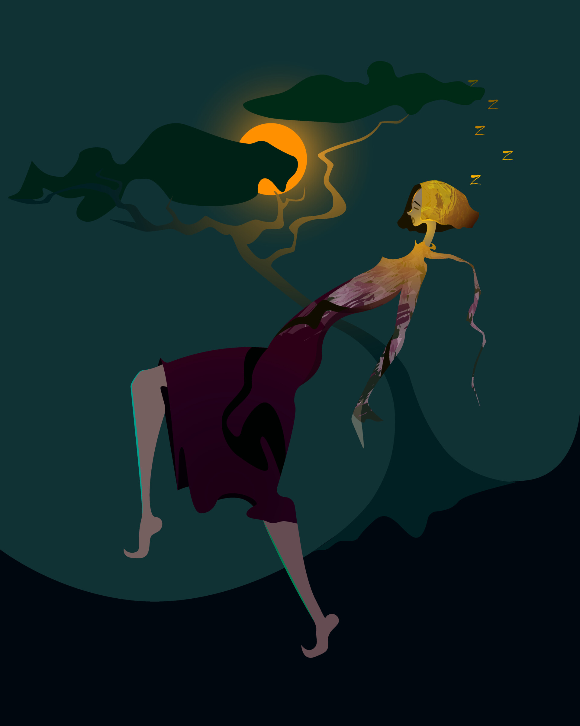 ArtStation - Tropical sleep-walker