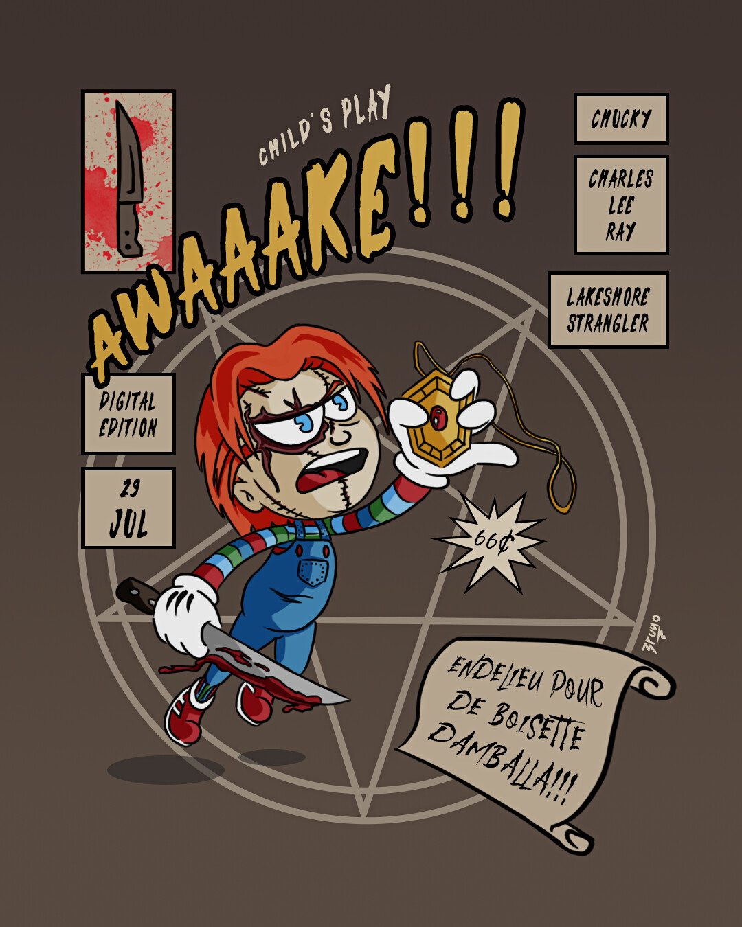 ArtStation Chucky Damballa Spell