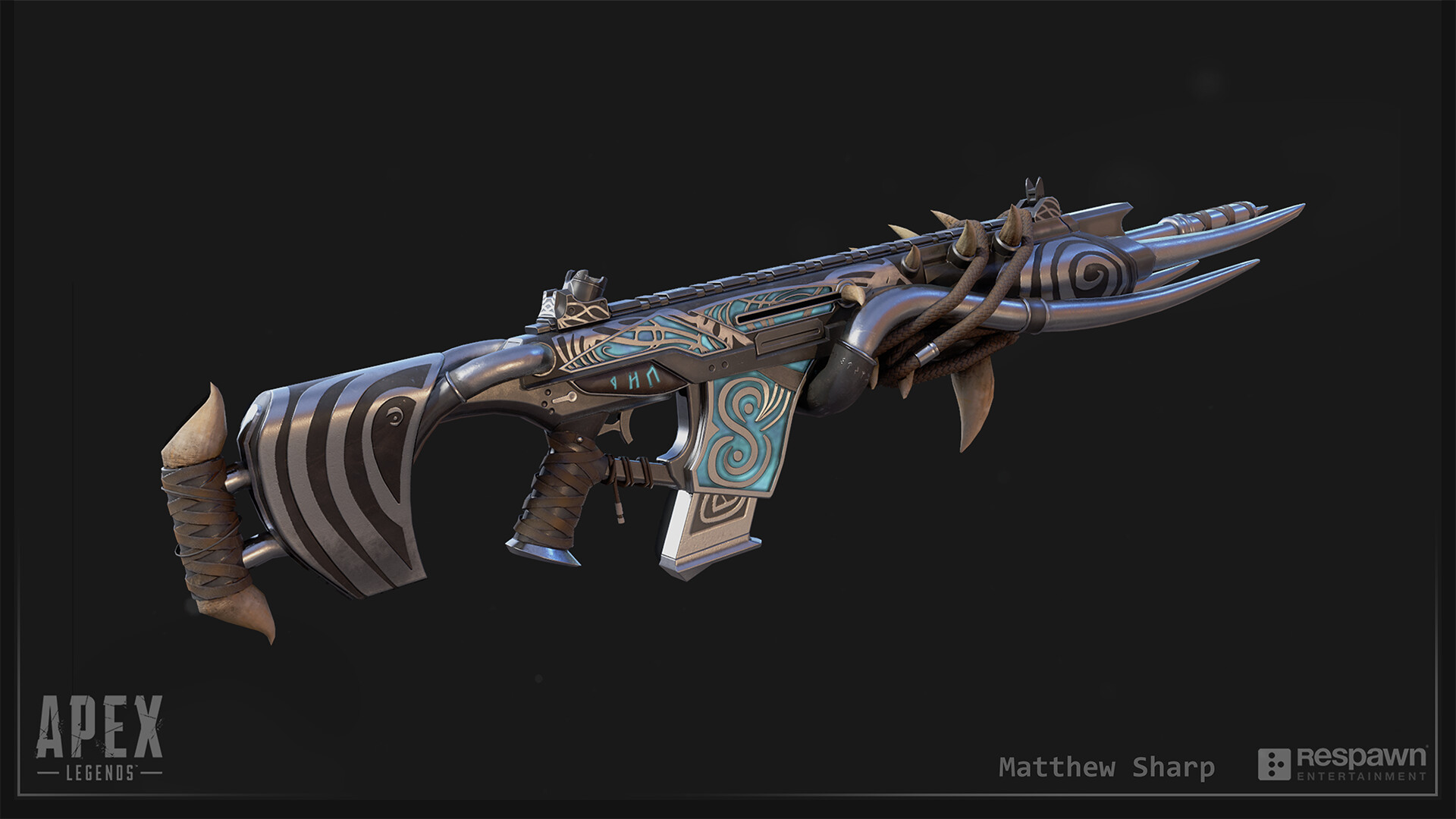 Matthew Sharp Apex Legends "Longhorn" Legendary Longbow