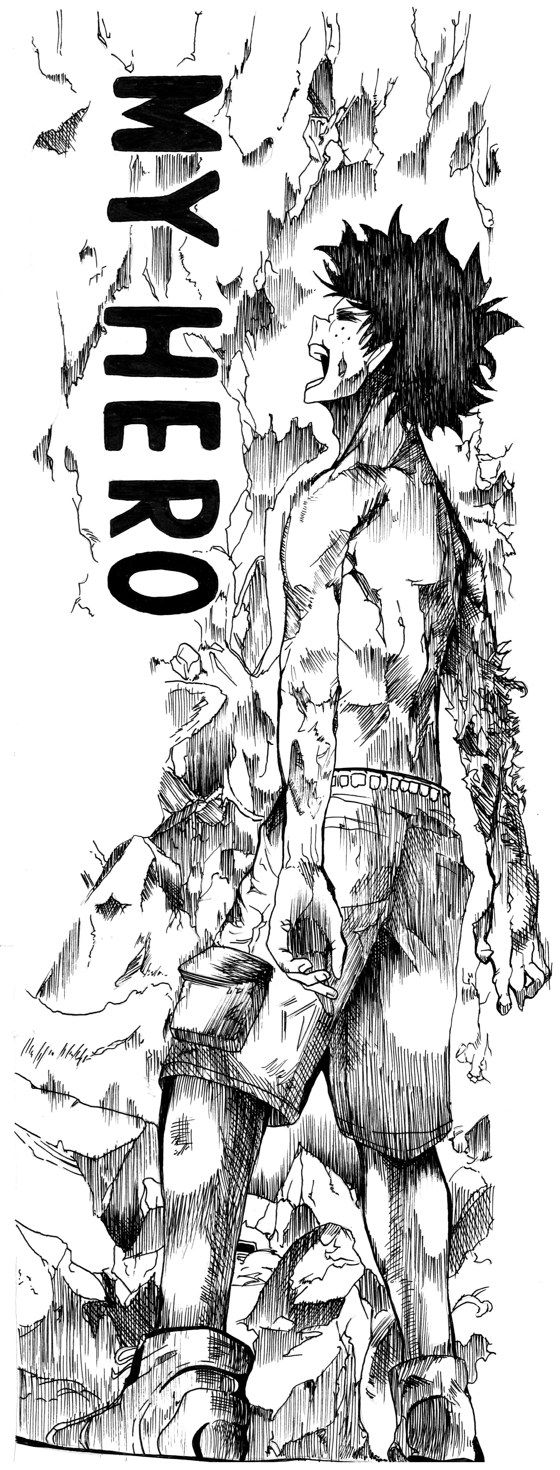 Bakugou And Deku Fighting Drawing Artstation Boku No Hero Academia Compilation Vasto Noir artstation boku no hero academia