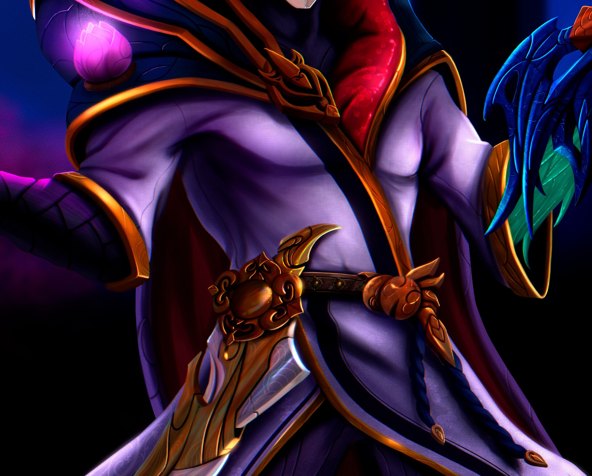 Bruce Neves - Spirit Blossom Jhin Concept, image size:1920x1542