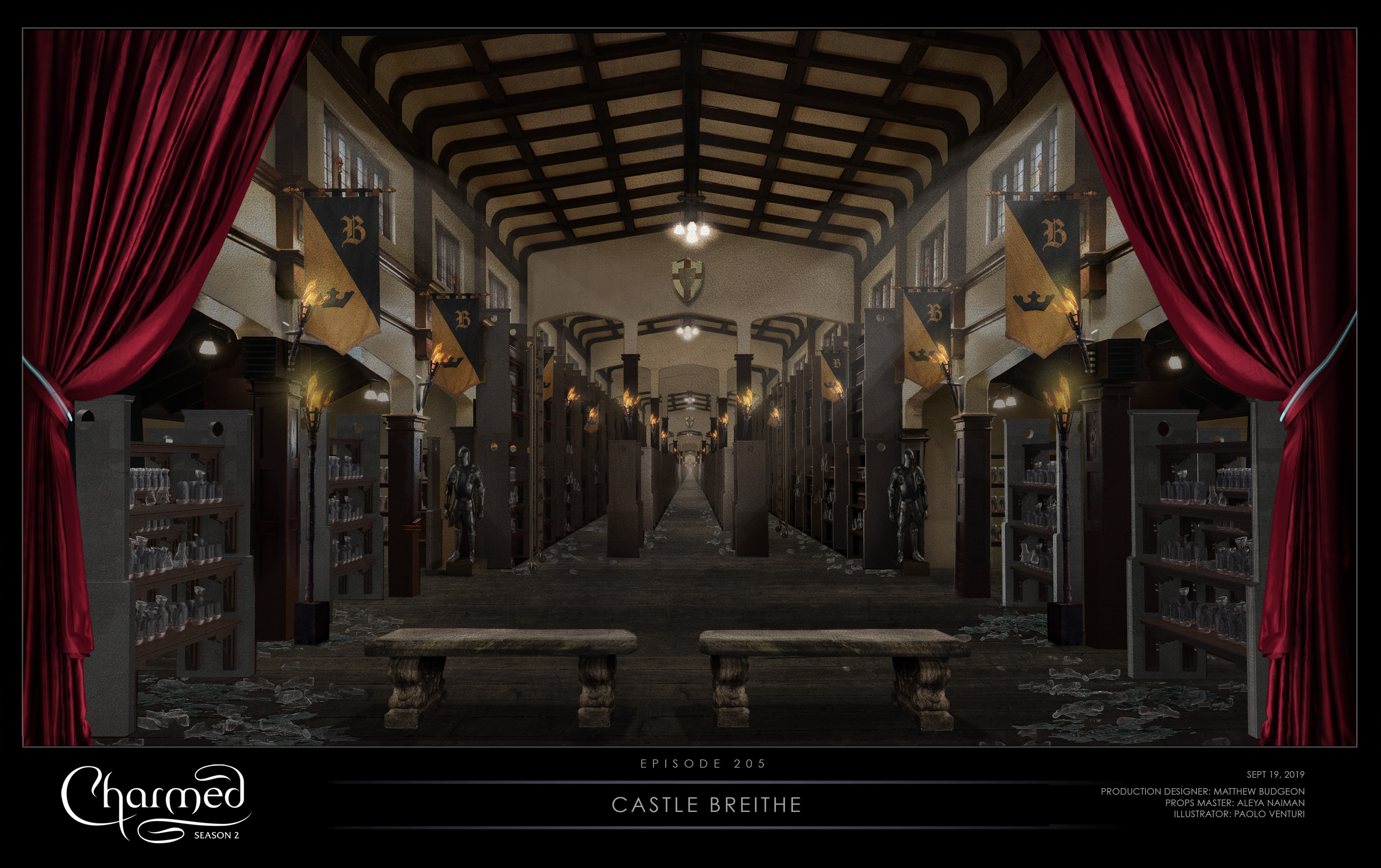 Charmed Season 2 - Castle Interior