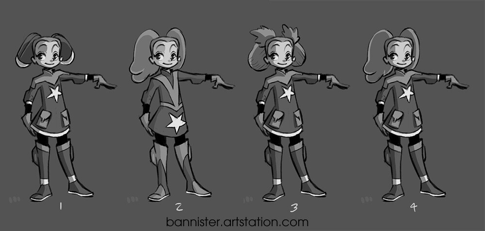 Character A outfit research