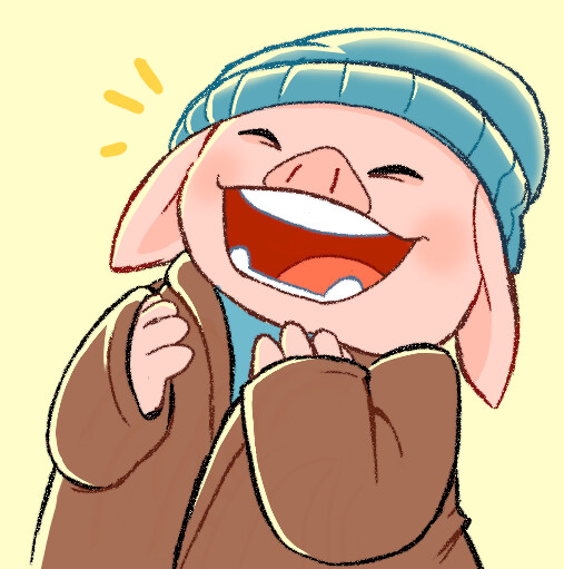 having some boar heritage means saskia has 2 small tusks but they are hard to see unless she's laughing