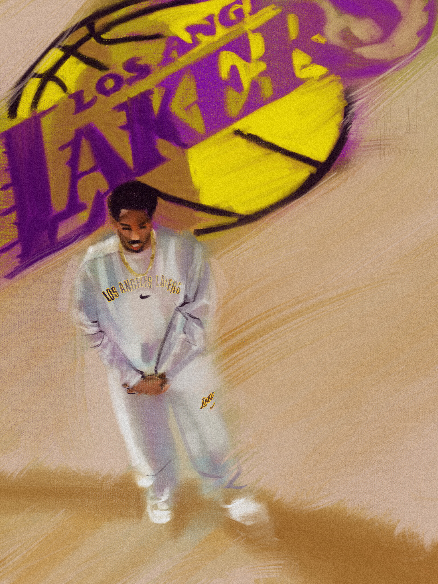 Kobe Bryant — Tony Santiago Art