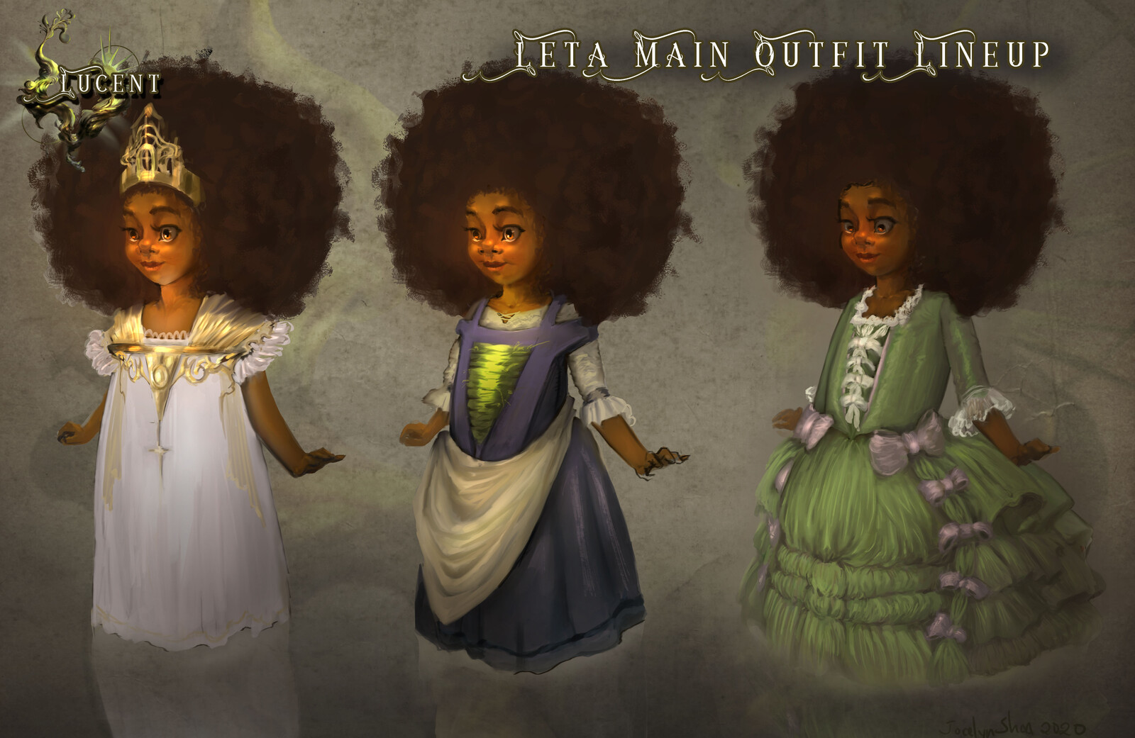Lucent: Lucent Main Outfit Lineup