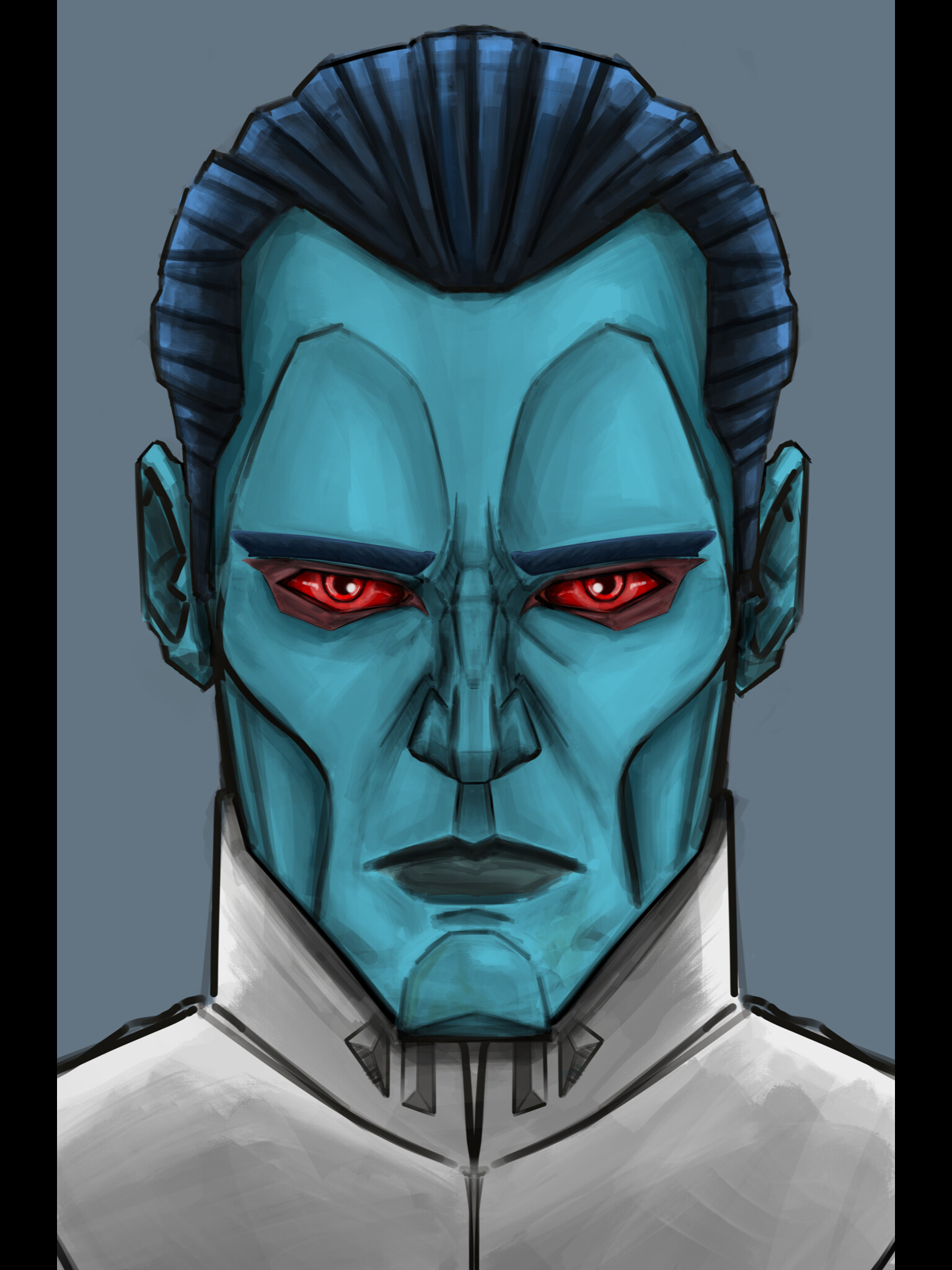 Artstation Grand Admiral Thrawn Portrait Pascal