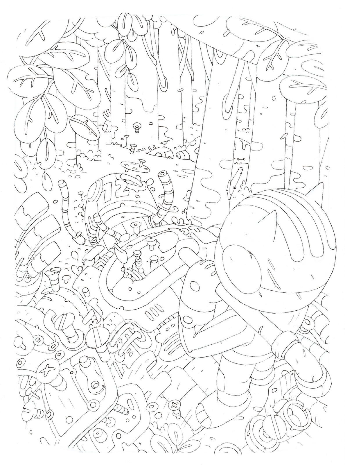 Ink on paper