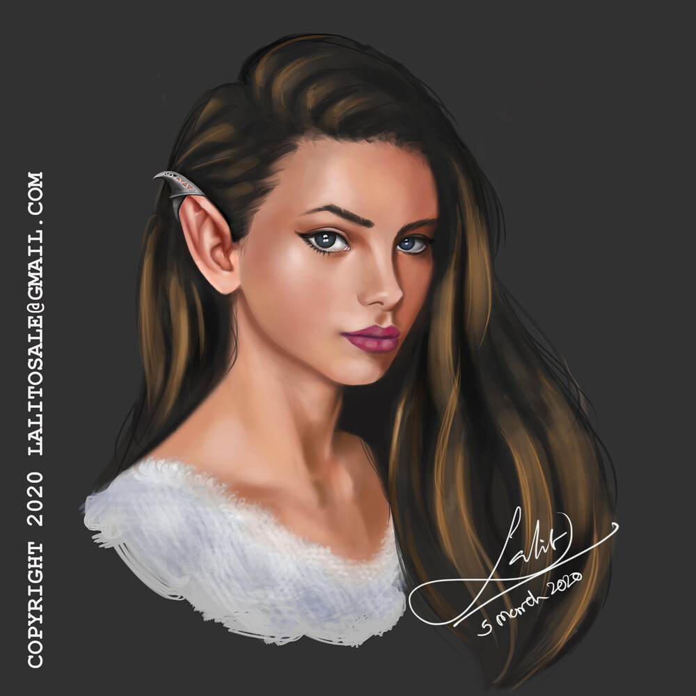 ArtStation - Elf girl