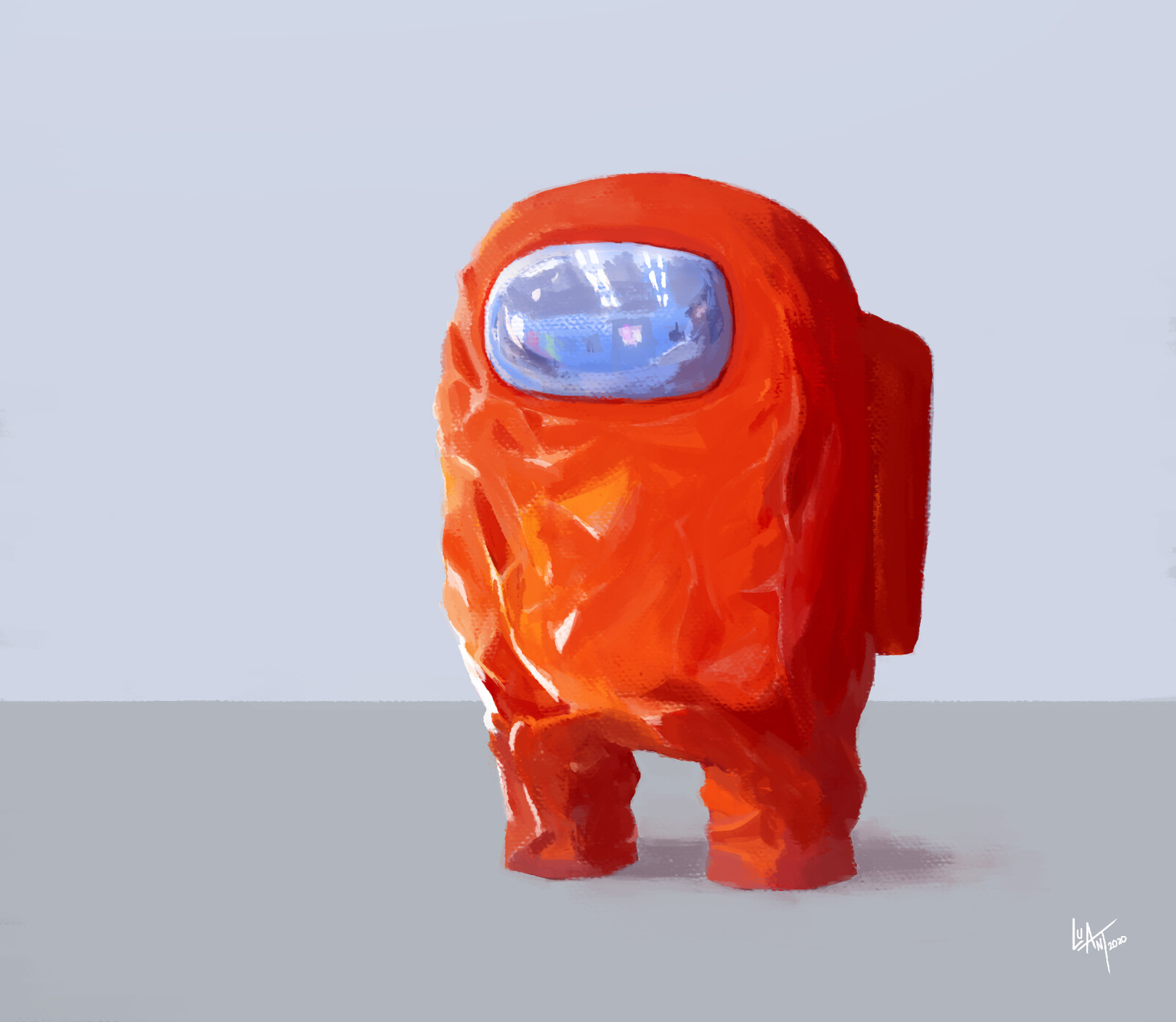 Artstation Among Us Red Guy Luant S Artworks