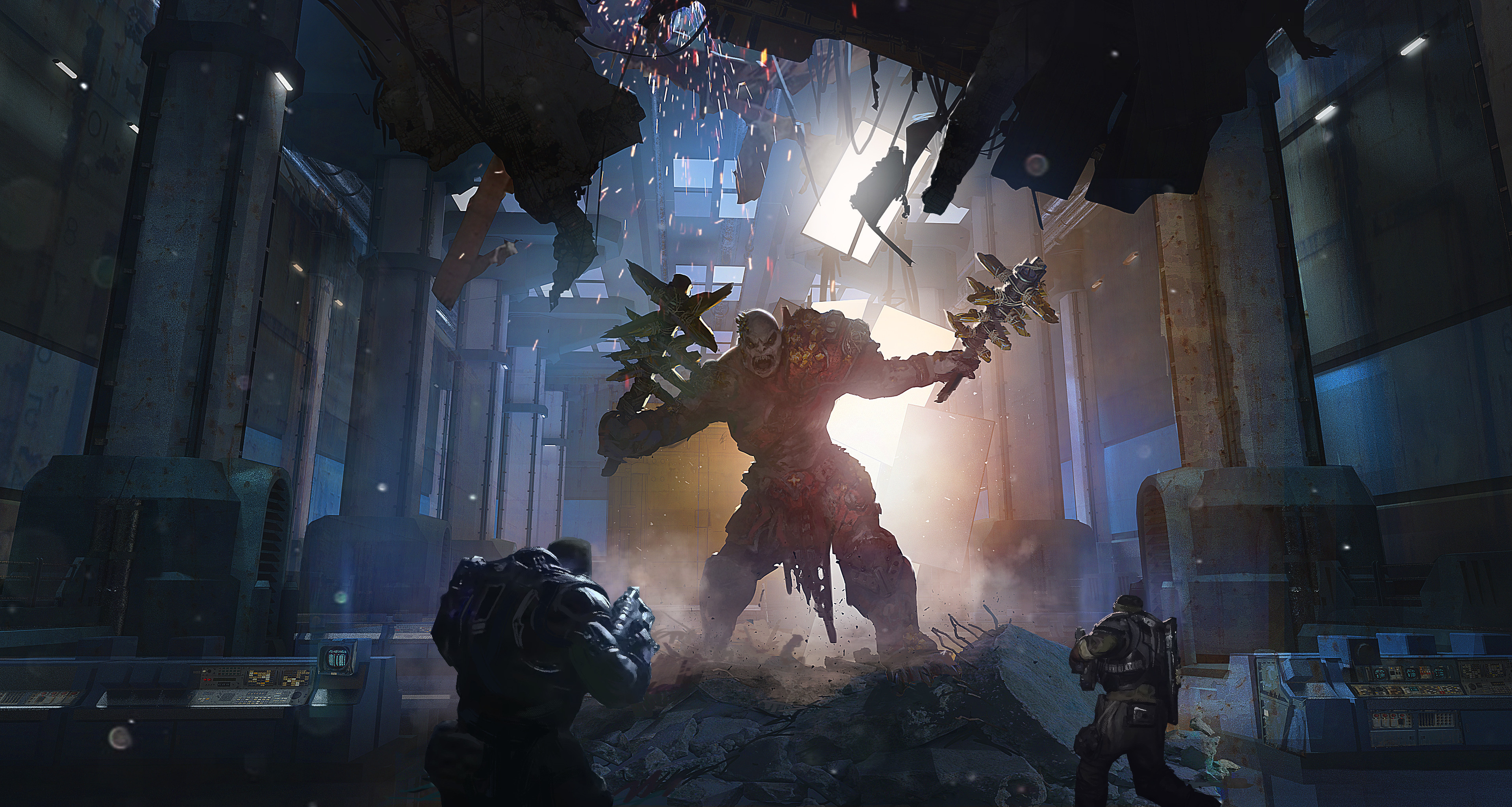 Eddie Del Rio Gears Of War 5 Warden entrance