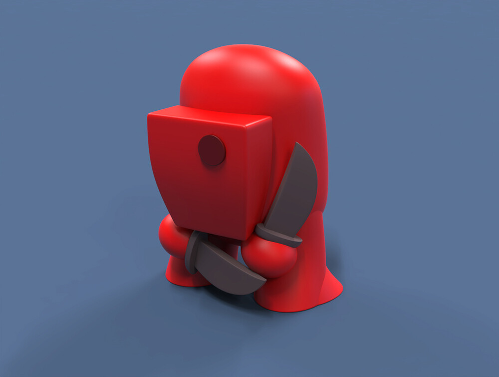 Gustavo Santome Among Us 3d Print Toy