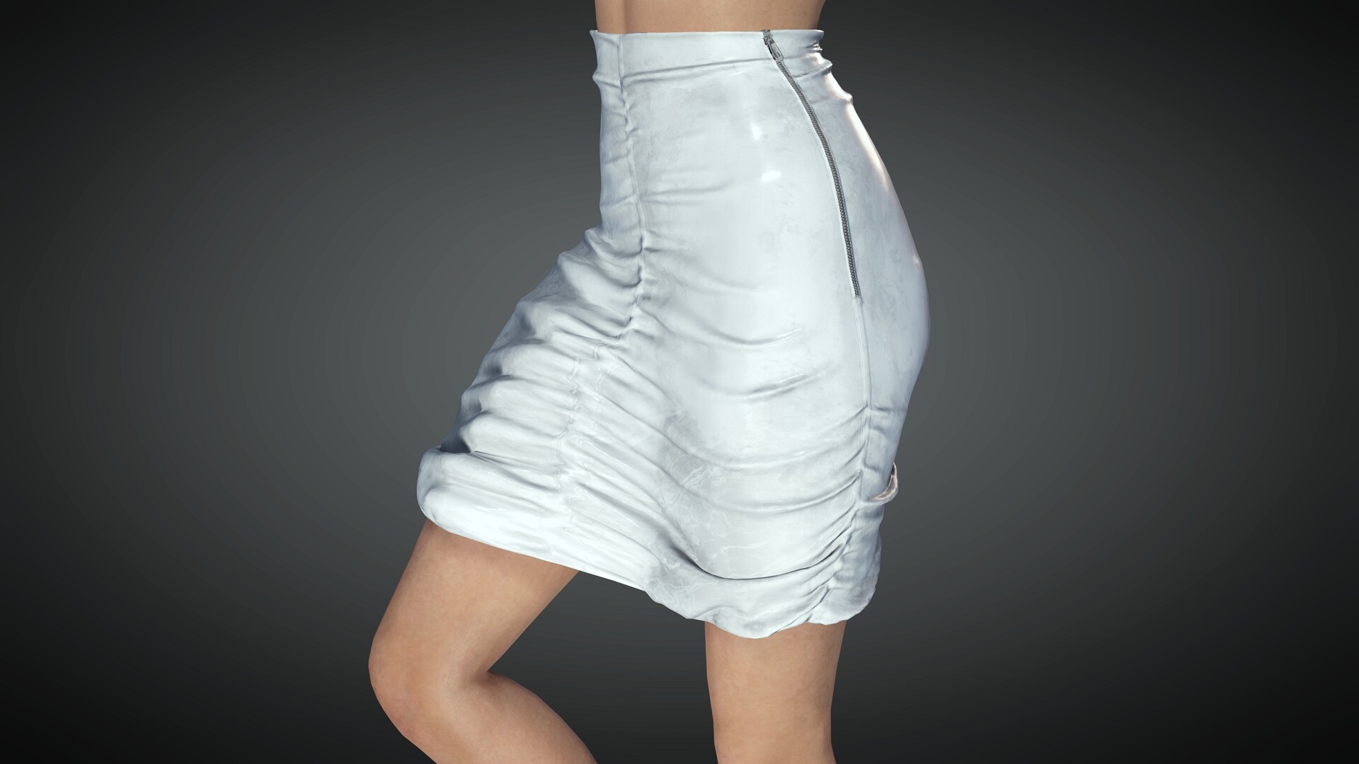 White pencil skirt clearance 3d