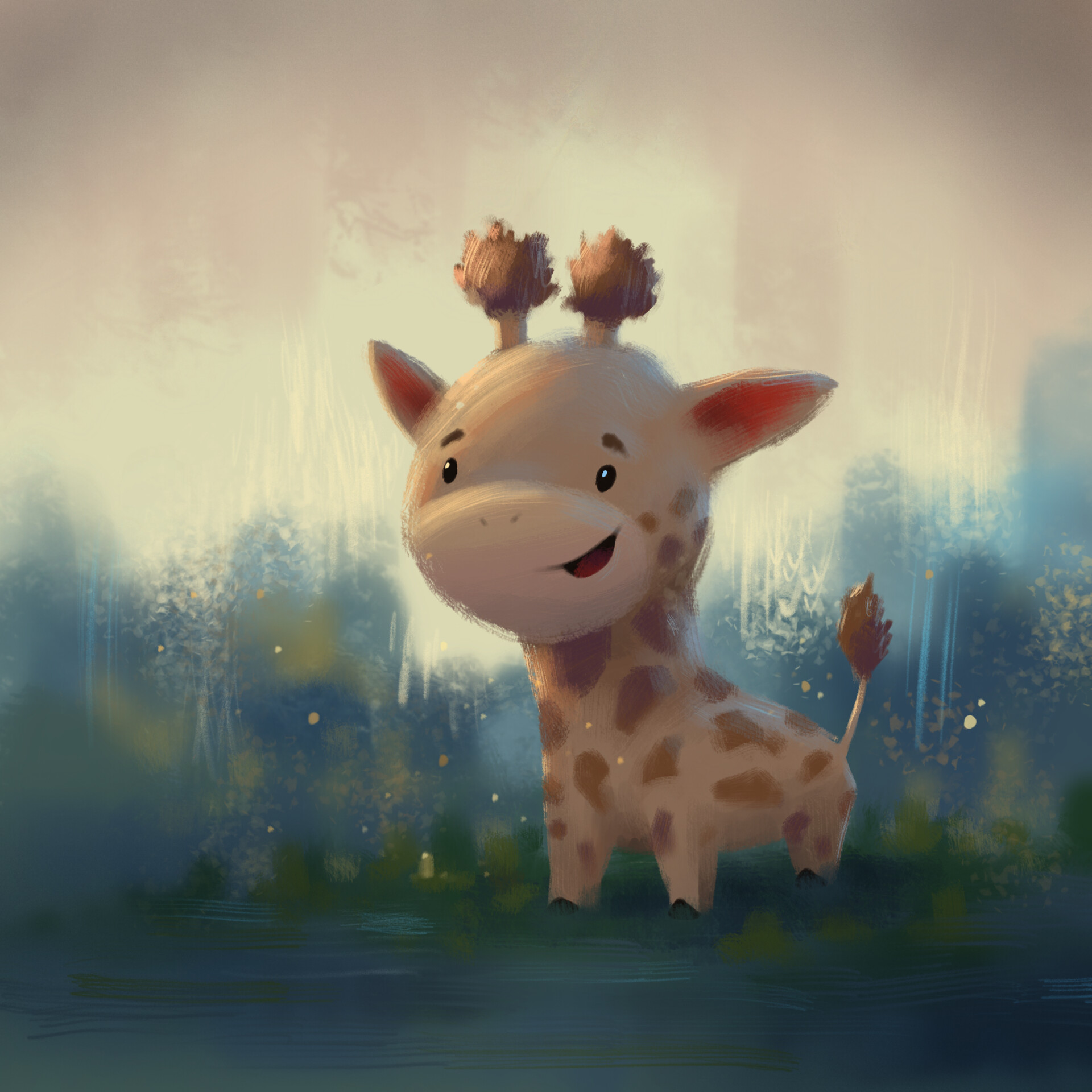 ArtStation The Little Giraffe