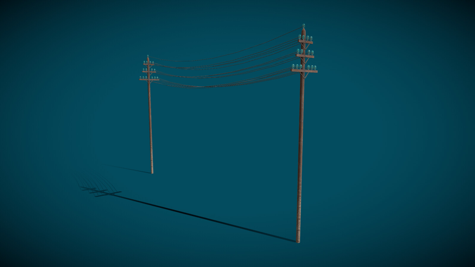 1880s Electric Pole