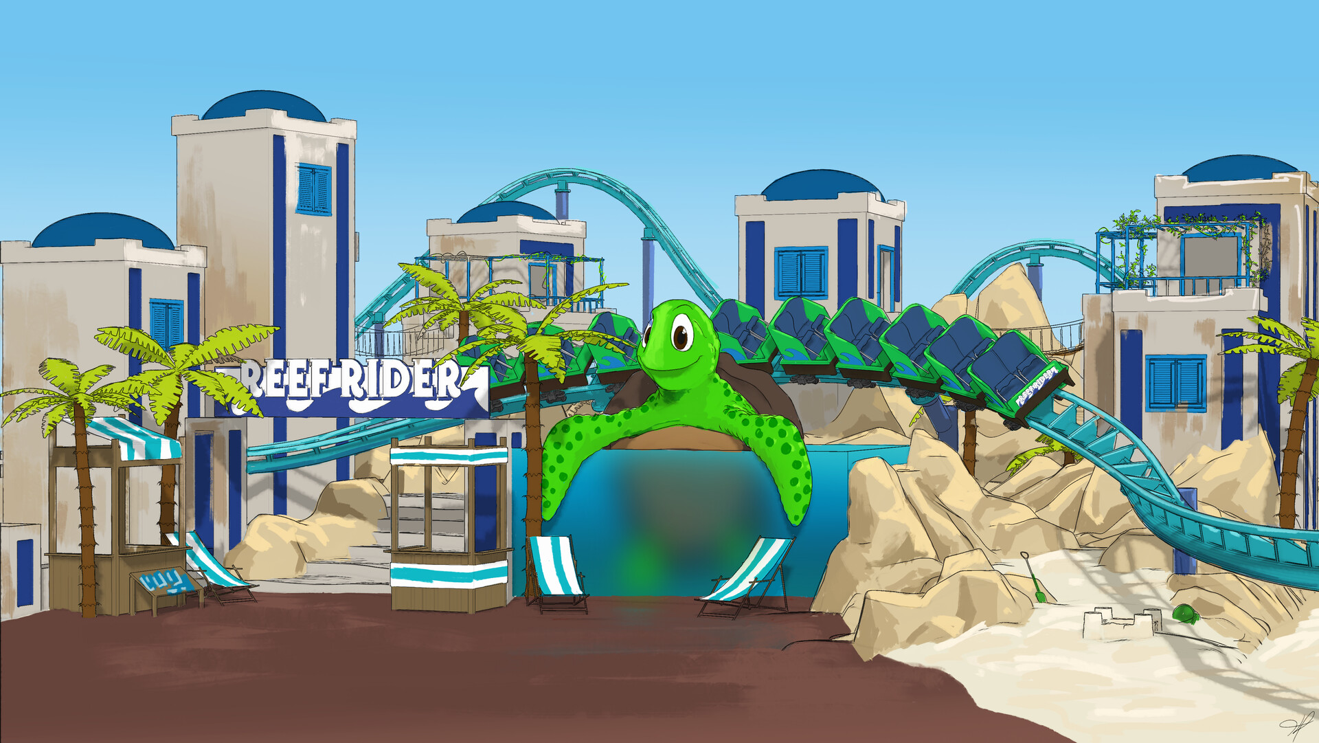 ArtStation - Reef Rider Concept Art