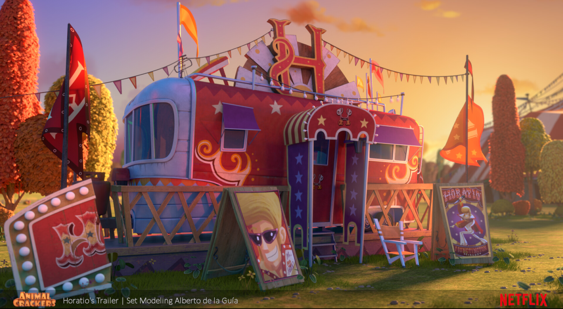 ArtStation ANIMAL CRACKERS FILM Horatio's Trailer