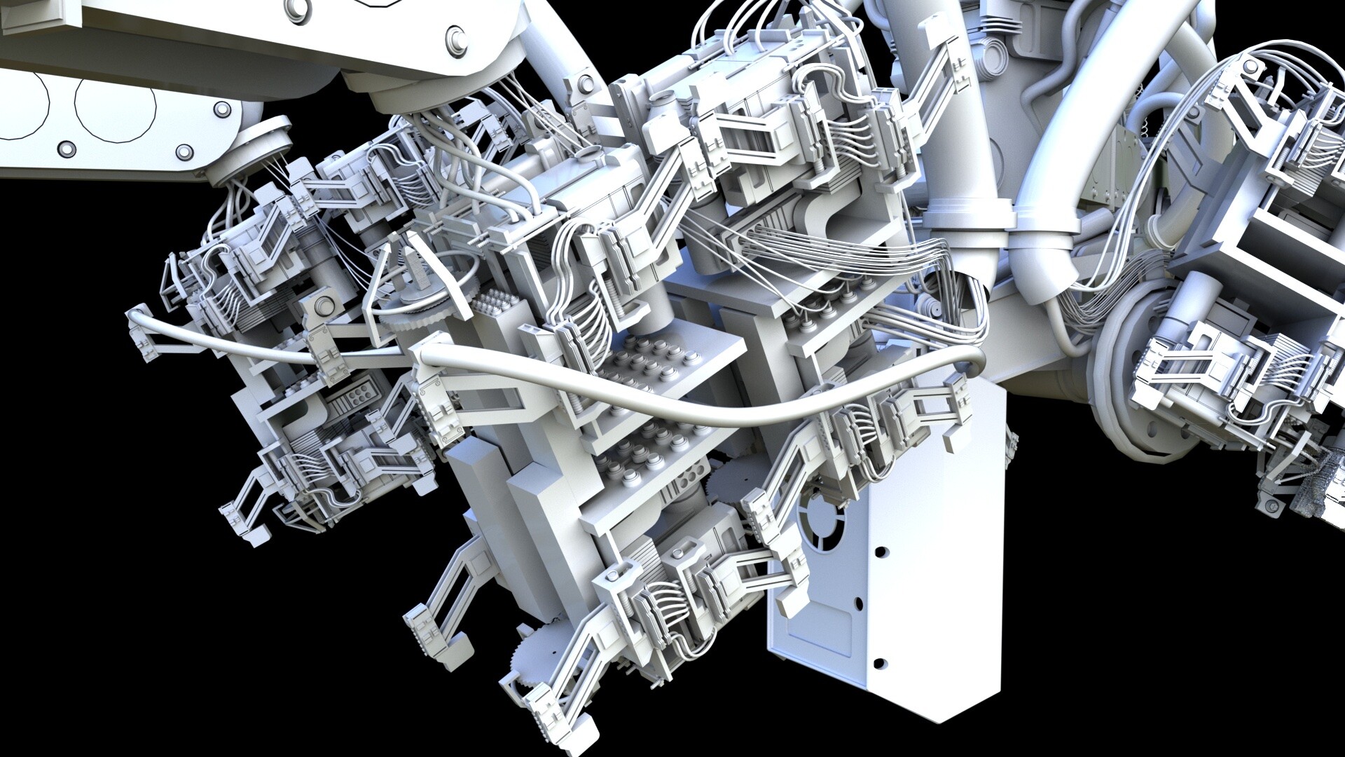 ArtStation - Work Engine {HARD SURFACE} Autodesk Maya