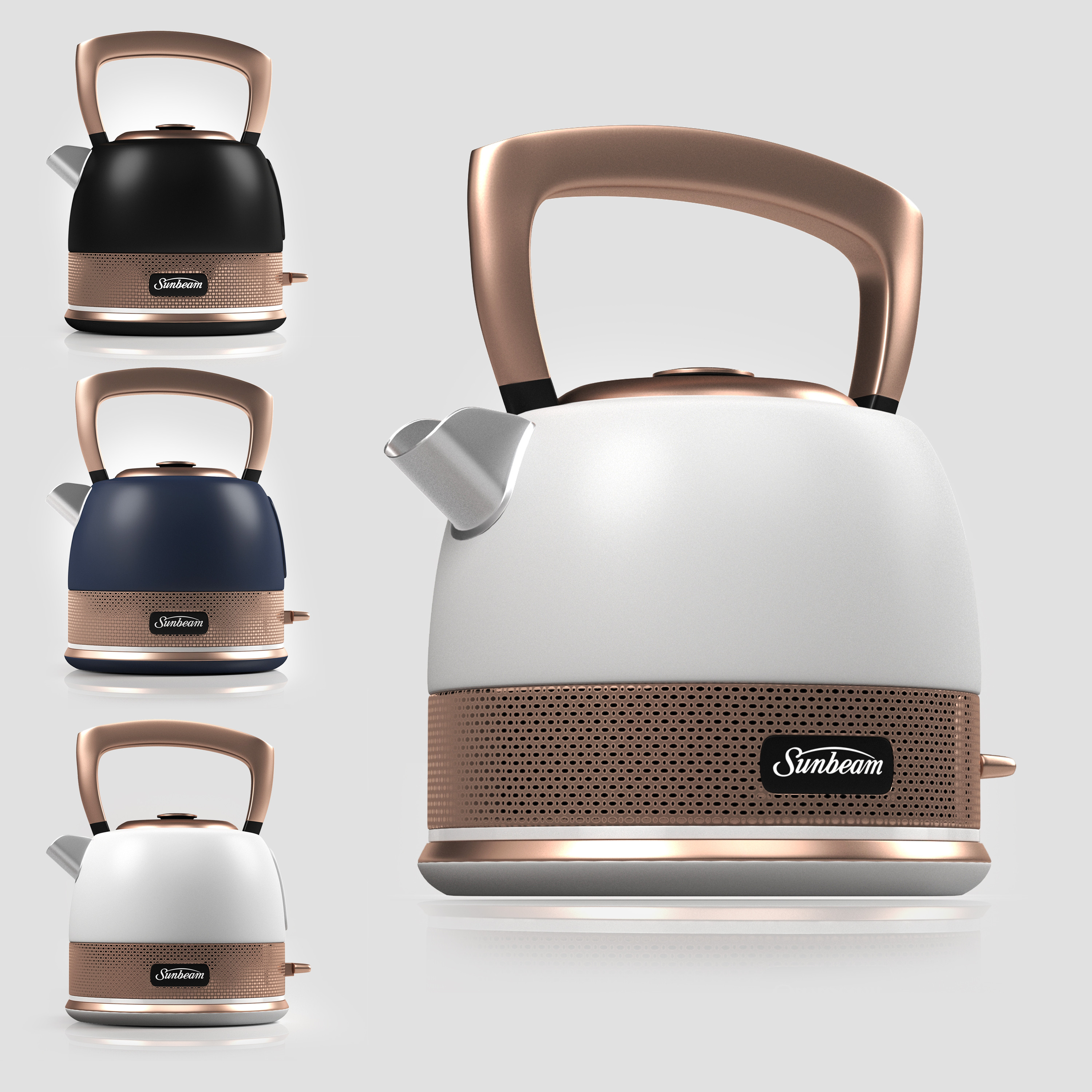Bronze kettle deals and toaster set