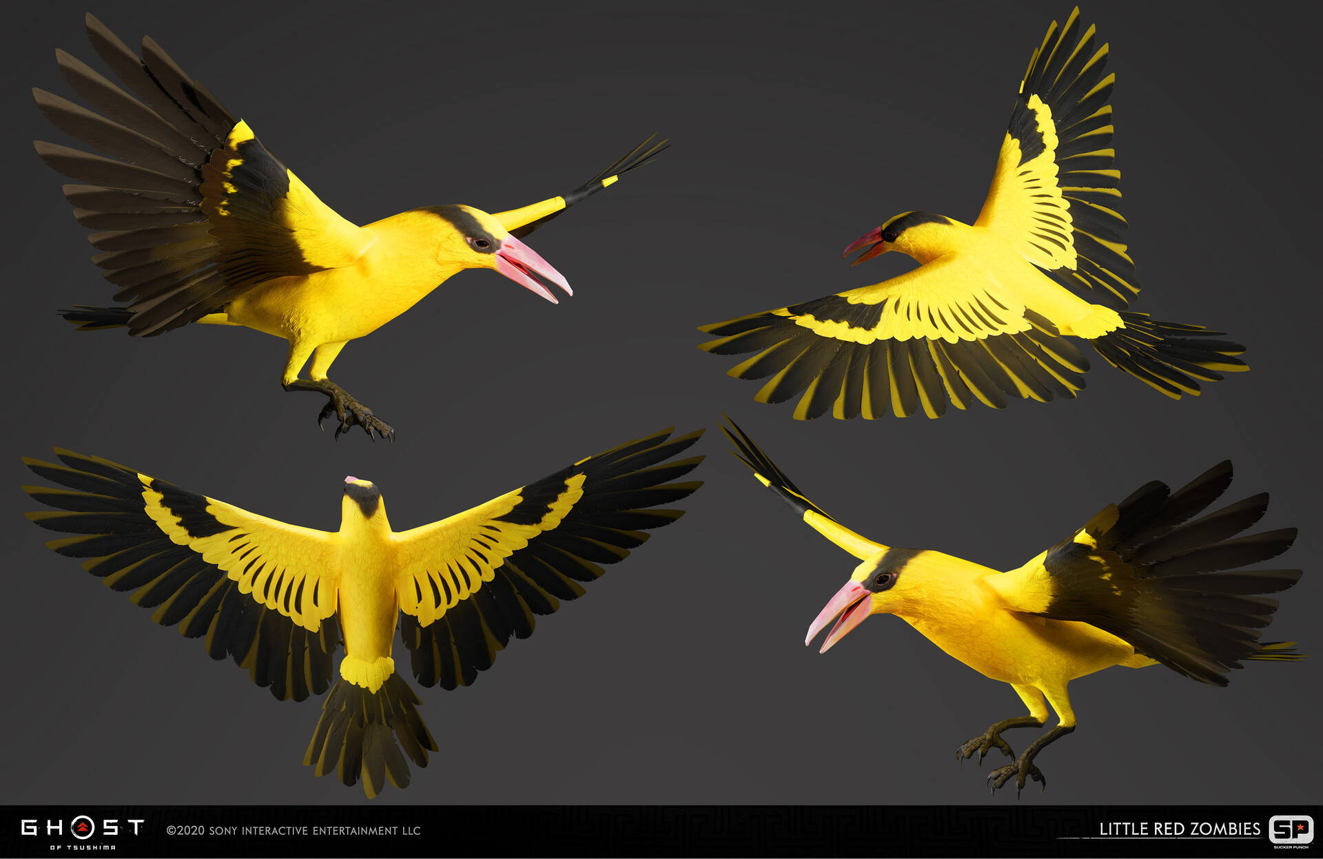 ghost of tsushima yellow bird