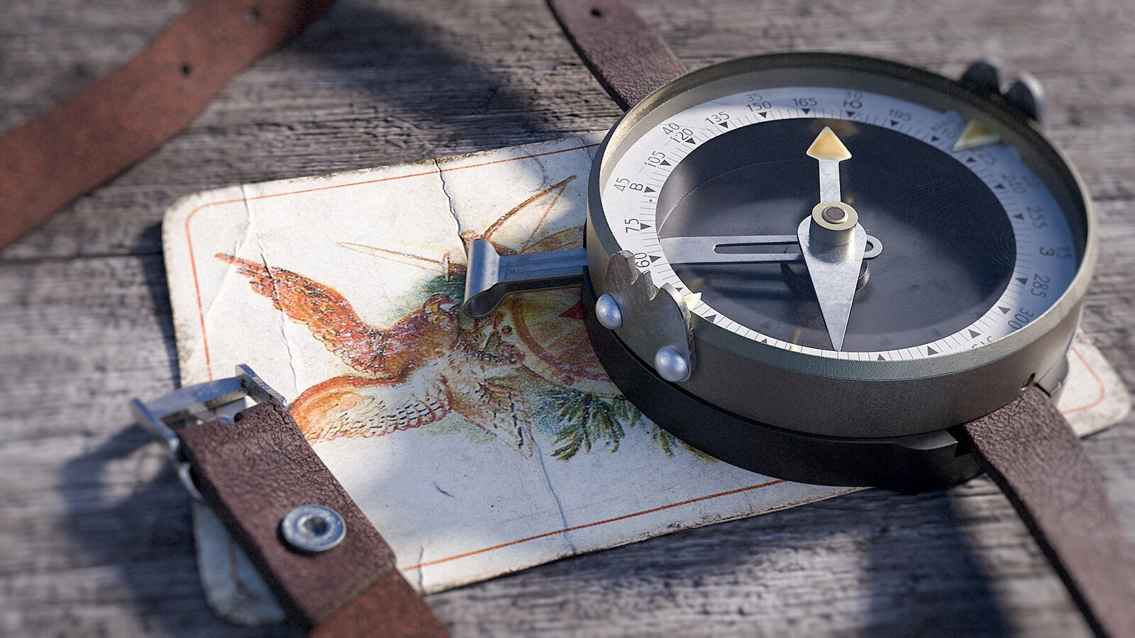 3D Asset - Compass