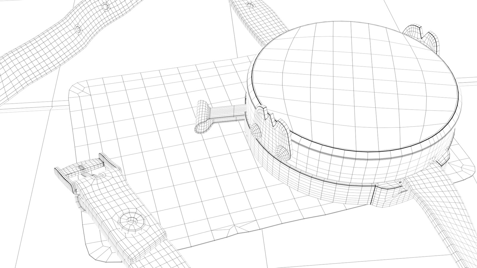 Topology on flat shaded