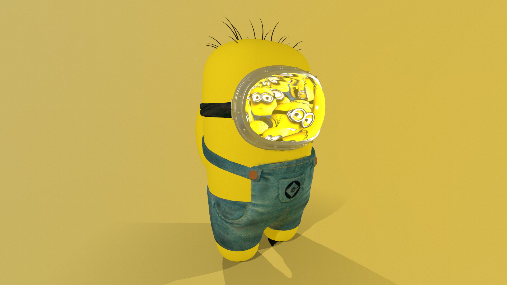 Artstation Among Us Minion Version Vy Nguyễn