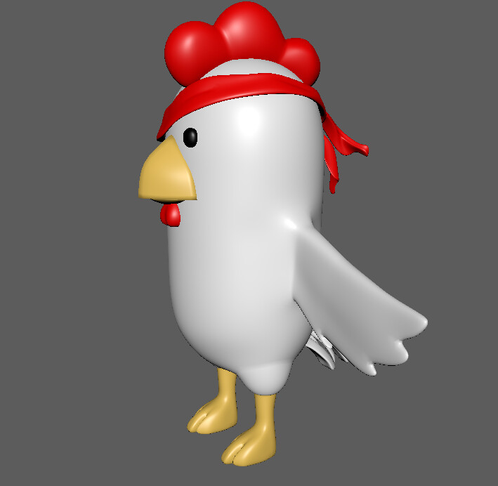 Chickeeg Fury, character inspired by an artist and brought to his own style