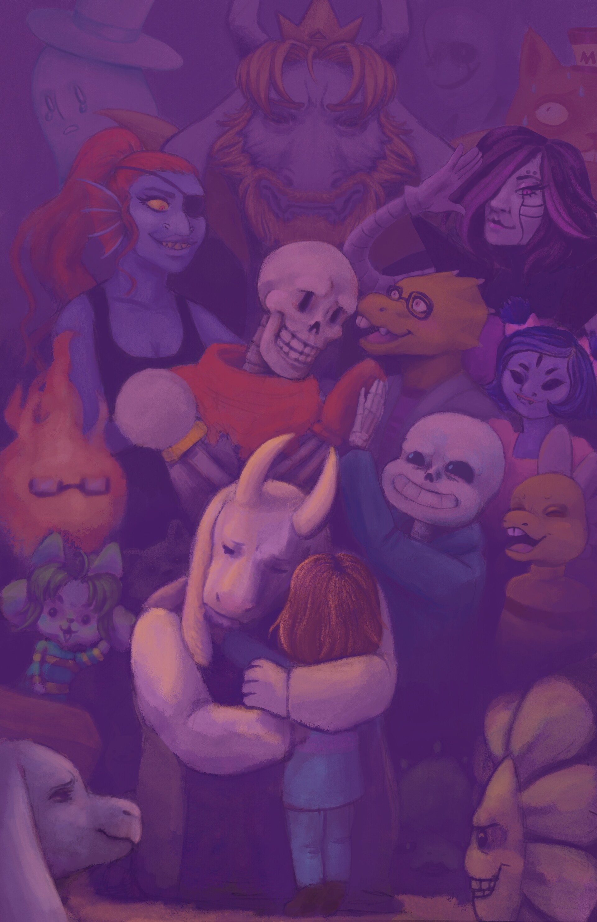 Artstation Undertale Journey Start Guts