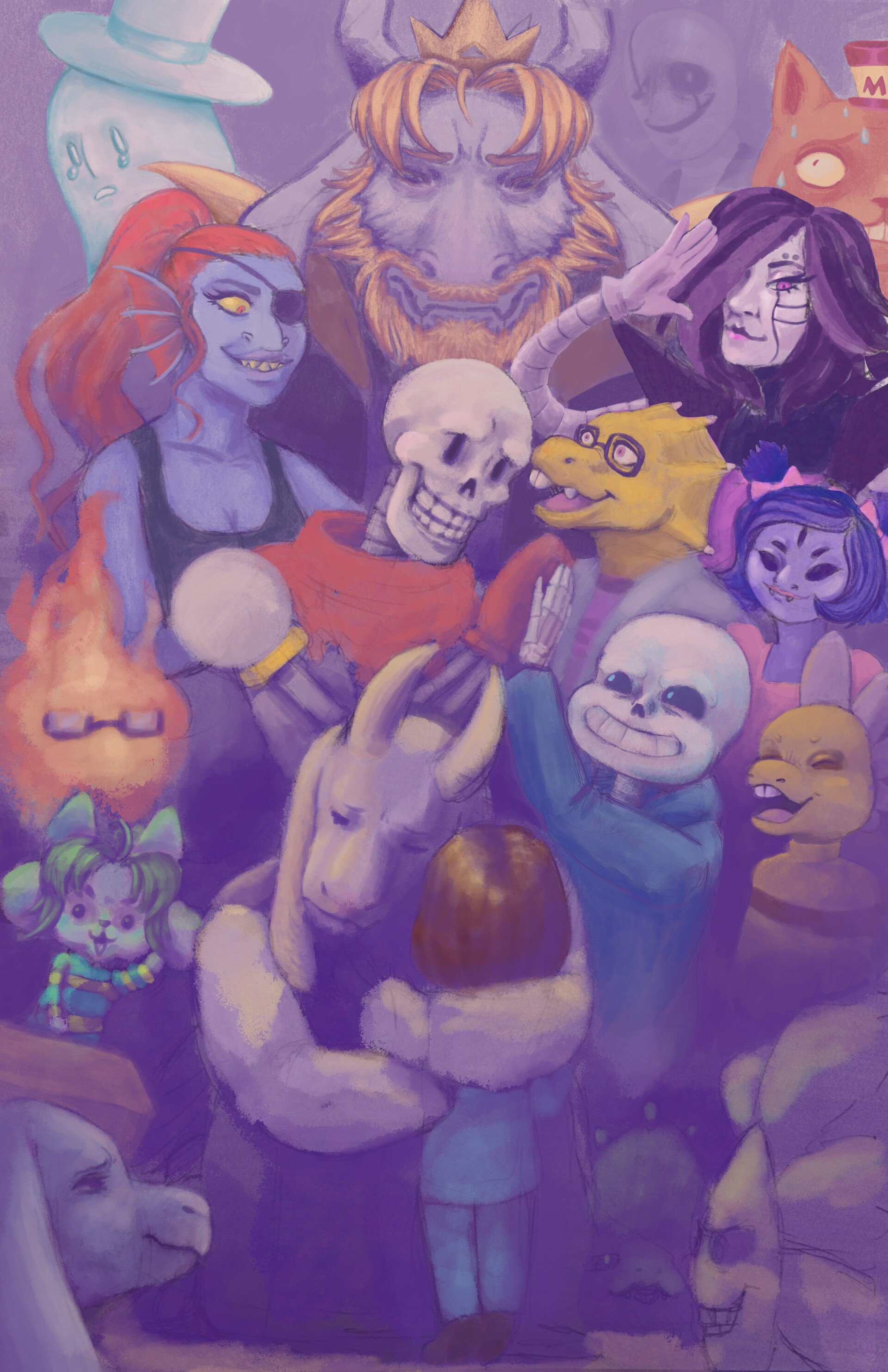 Artstation Undertale Journey Start Guts