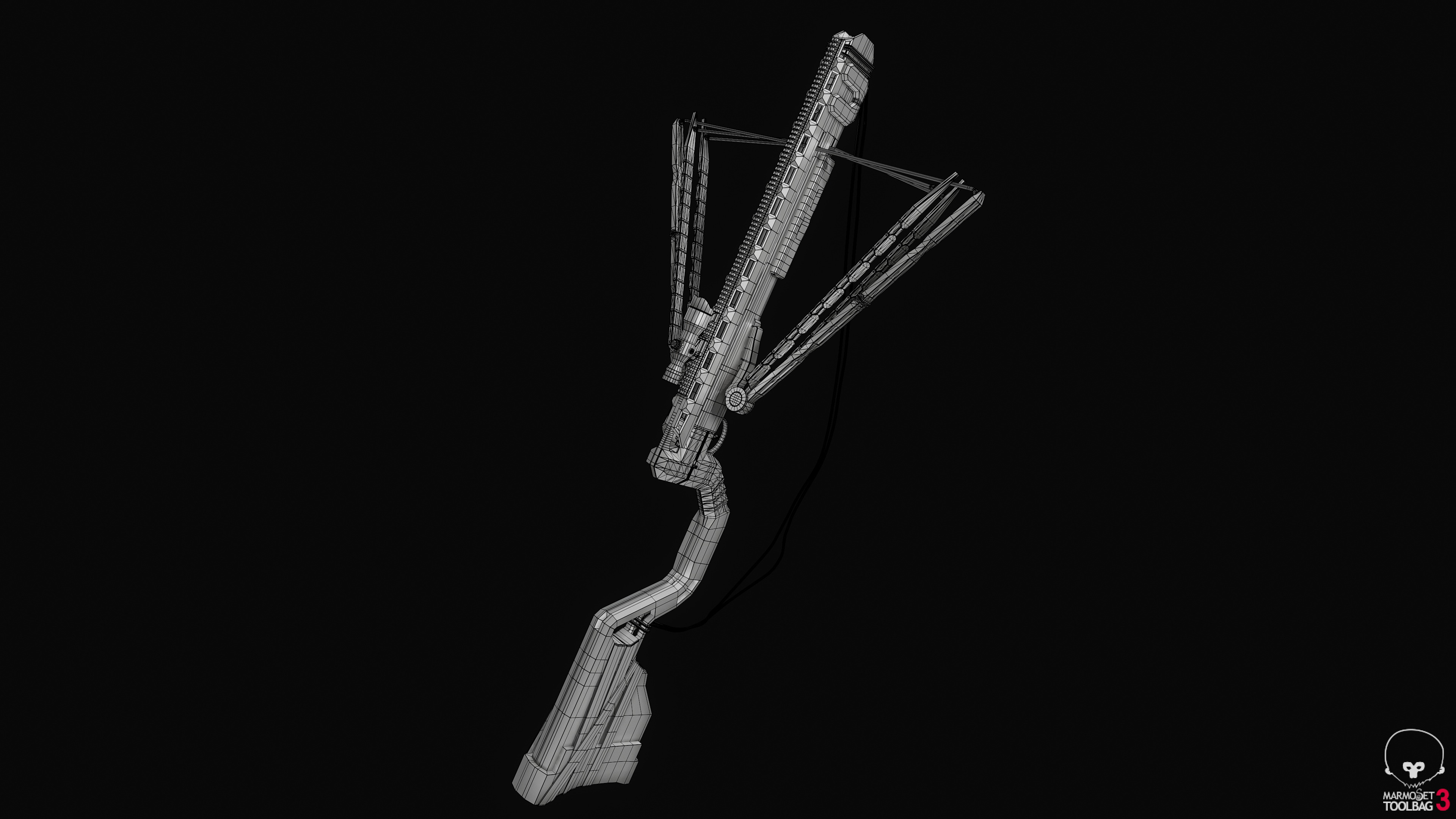 Clay Render Wireframe 01