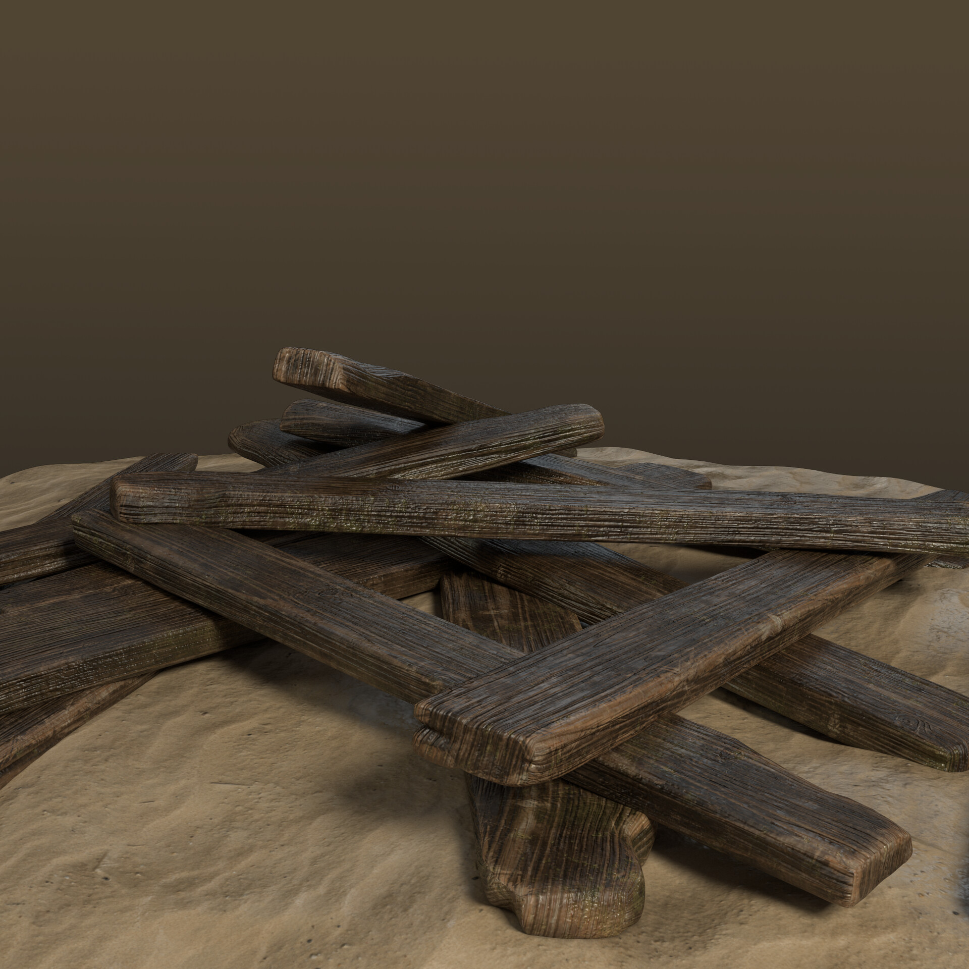 ArtStation - Wood Pile