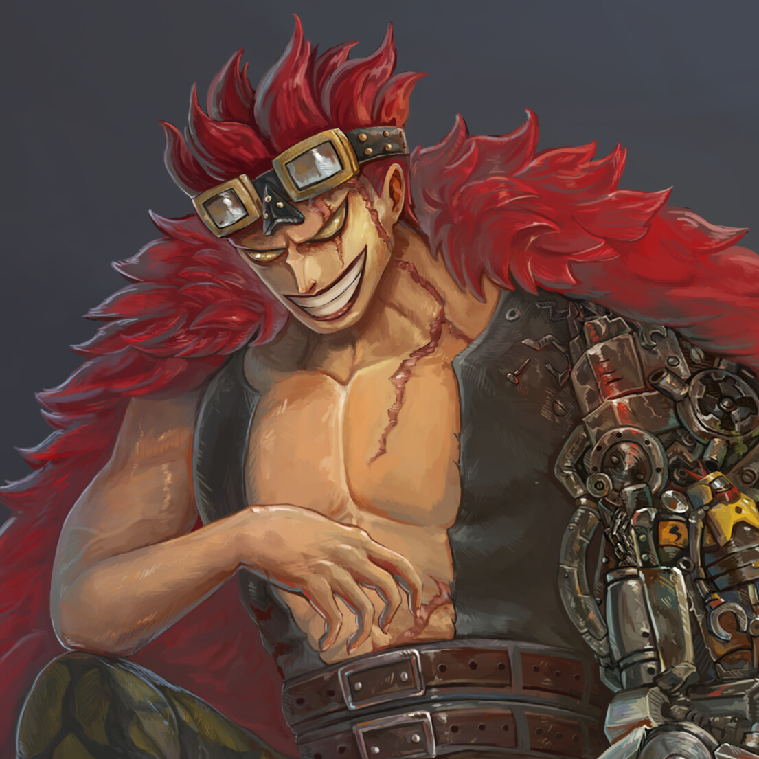 Artstation - One Piece - Eustass 