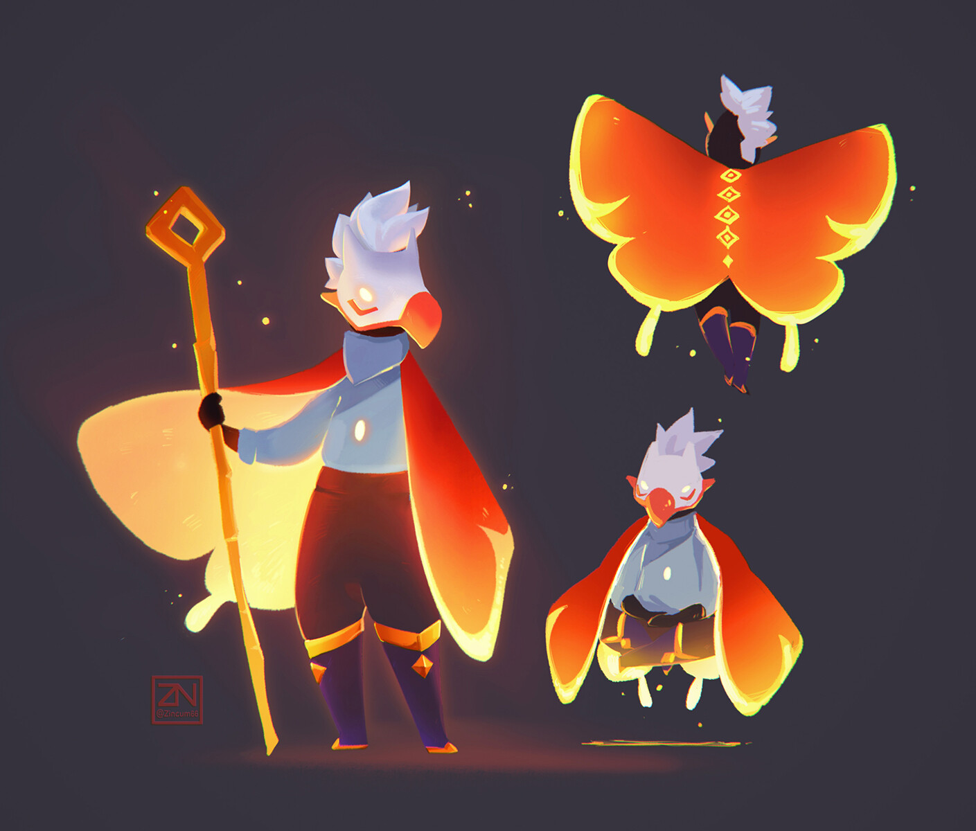 ArtStation - sky kid sketches