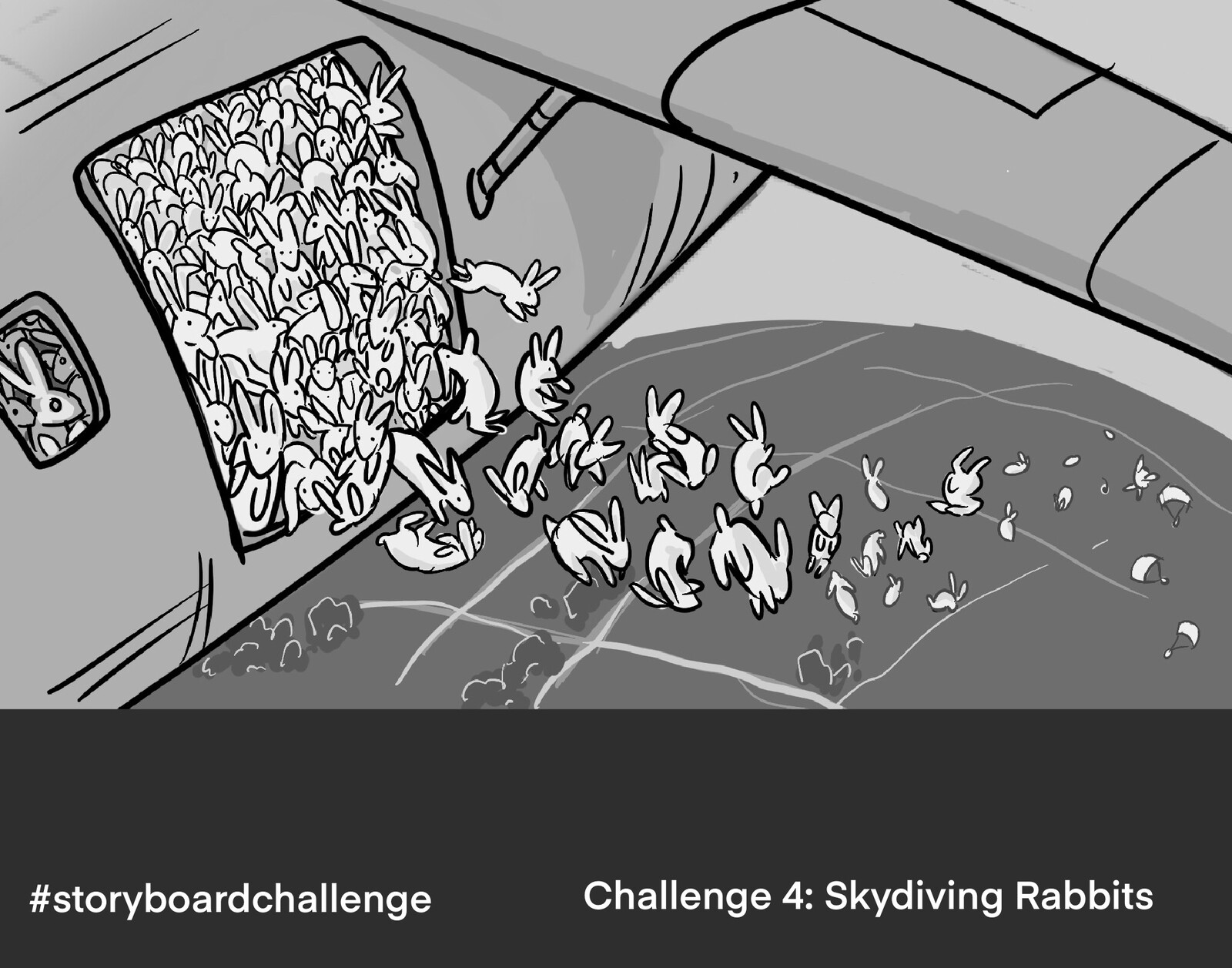 Skydiving Rabbits