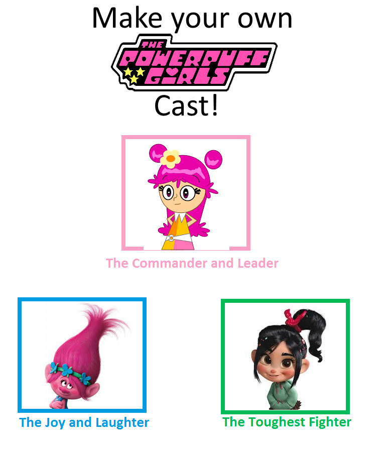 Artstation My Powerpuff Girls Cast Meme Anthony Moose