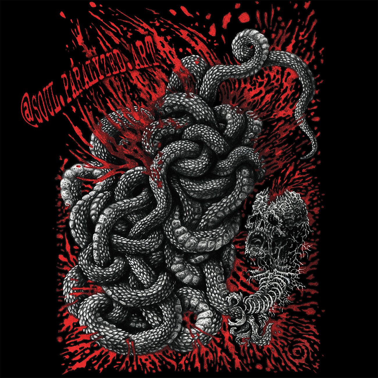 Кровь у змей. Уроборос. Red Serpent Art.