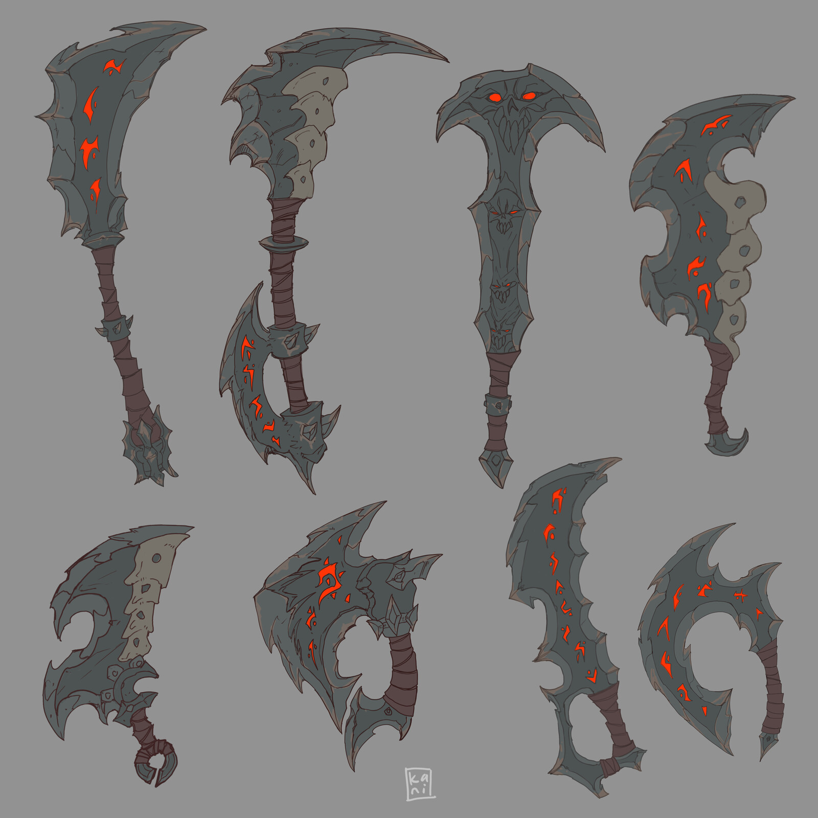 Darksiders Weapons Part 2/ fan concepts